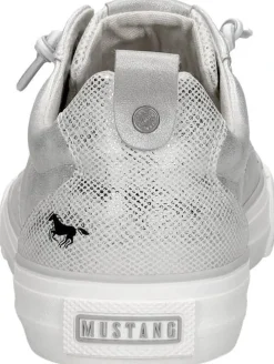 Mustang Veterschoenen Laag Zilverkleur Online