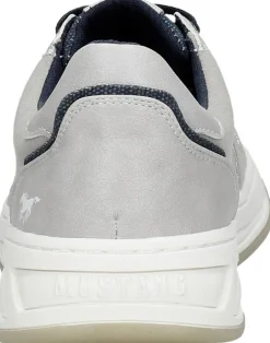 Mustang Veterschoenen Laag Donkergrijs Fashion