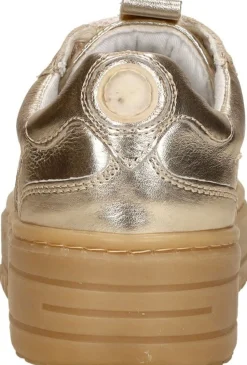 Sub55 Veterschoenen Laag Goudkleur Discount