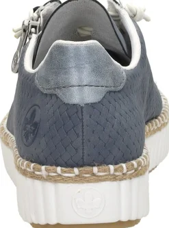 Rieker Veterschoenen Laag Blauw New
