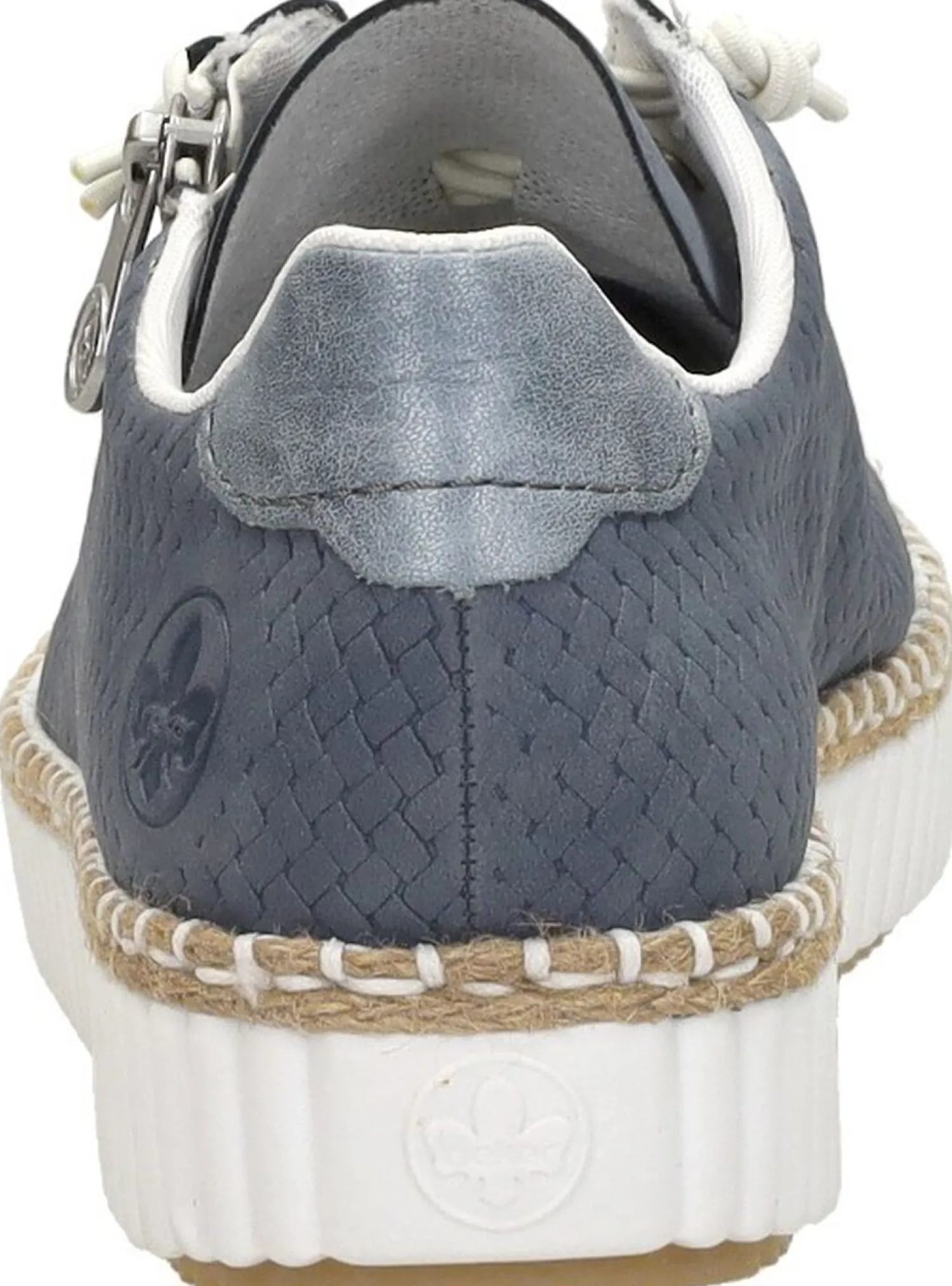 Rieker Veterschoenen Laag Blauw New