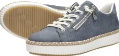 Rieker Veterschoenen Laag Blauw New