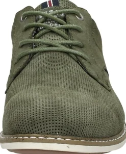 Mustang Veterschoenen Laag Groen Best