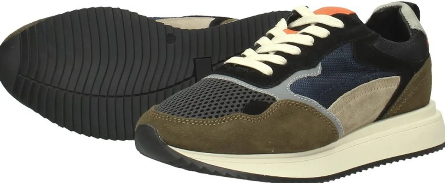 Sub55 Veterschoenen Laag Groen Outlet