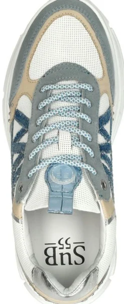 Sub55 Veterschoenen Laag Licht blauw New