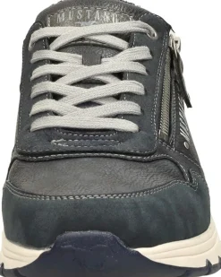 Mustang Veterschoenen Laag Blauw Fashion