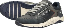 Mustang Veterschoenen Laag Blauw Fashion