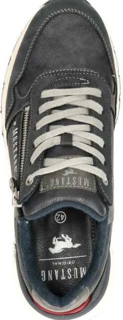 Mustang Veterschoenen Laag Blauw Fashion