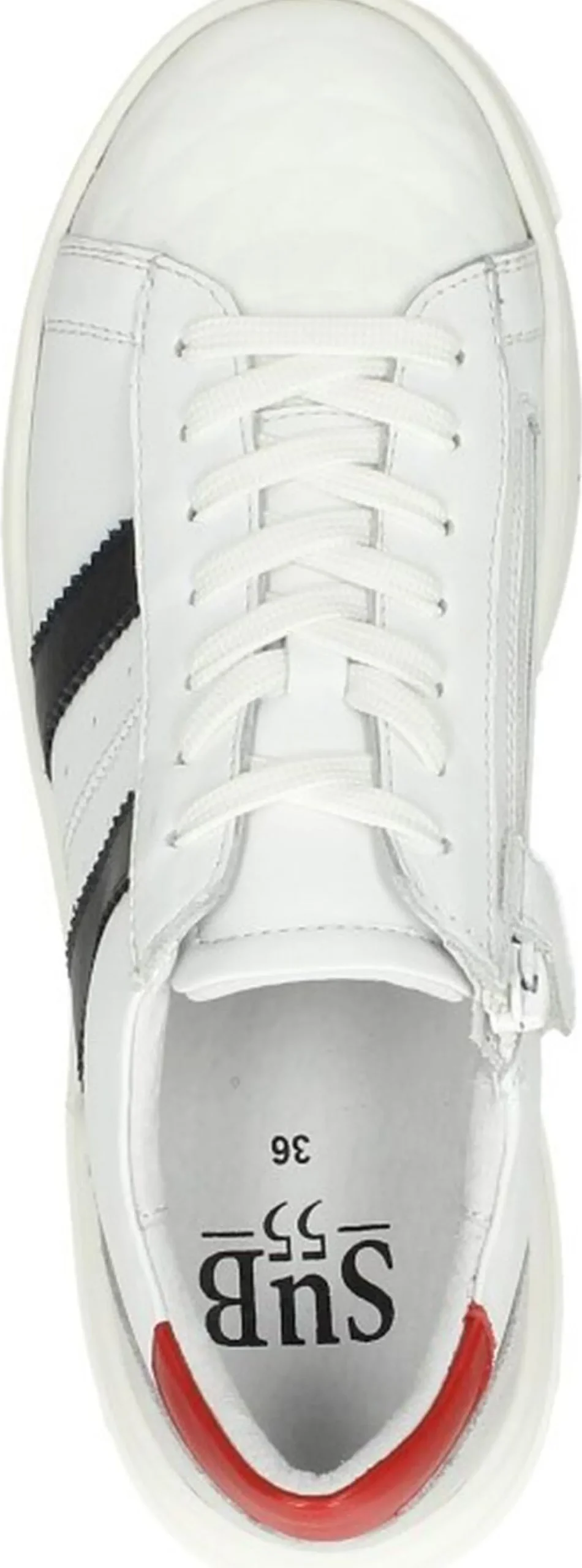 Sub55 Veterschoenen Laag Wit Discount