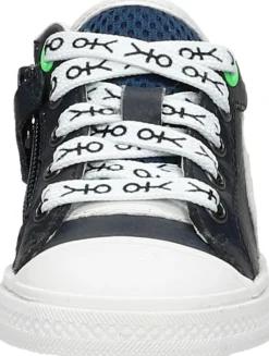 Keq Veterschoenen Laag Blauw Best