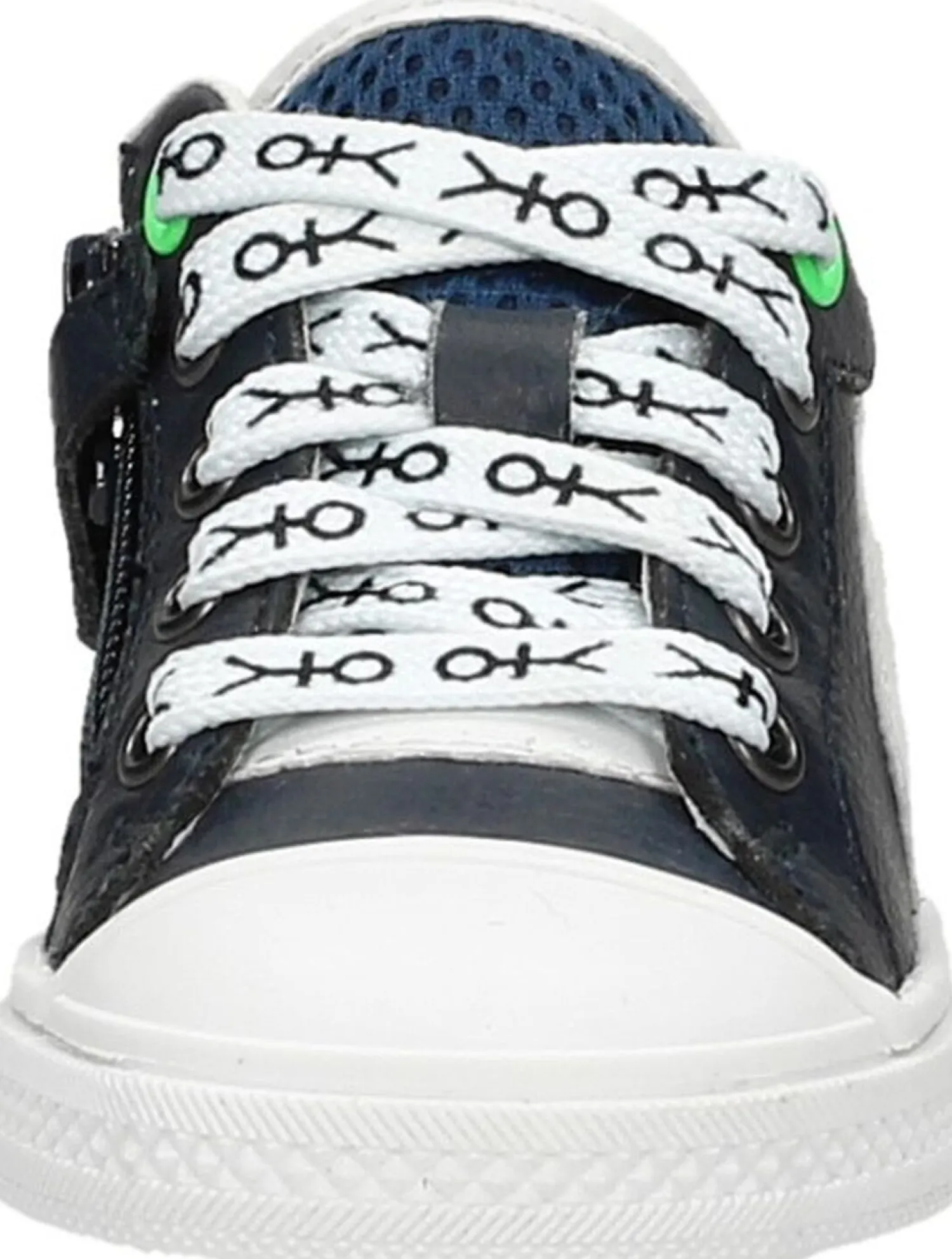 Keq Veterschoenen Laag Blauw Best