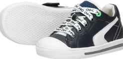 Keq Veterschoenen Laag Blauw Best