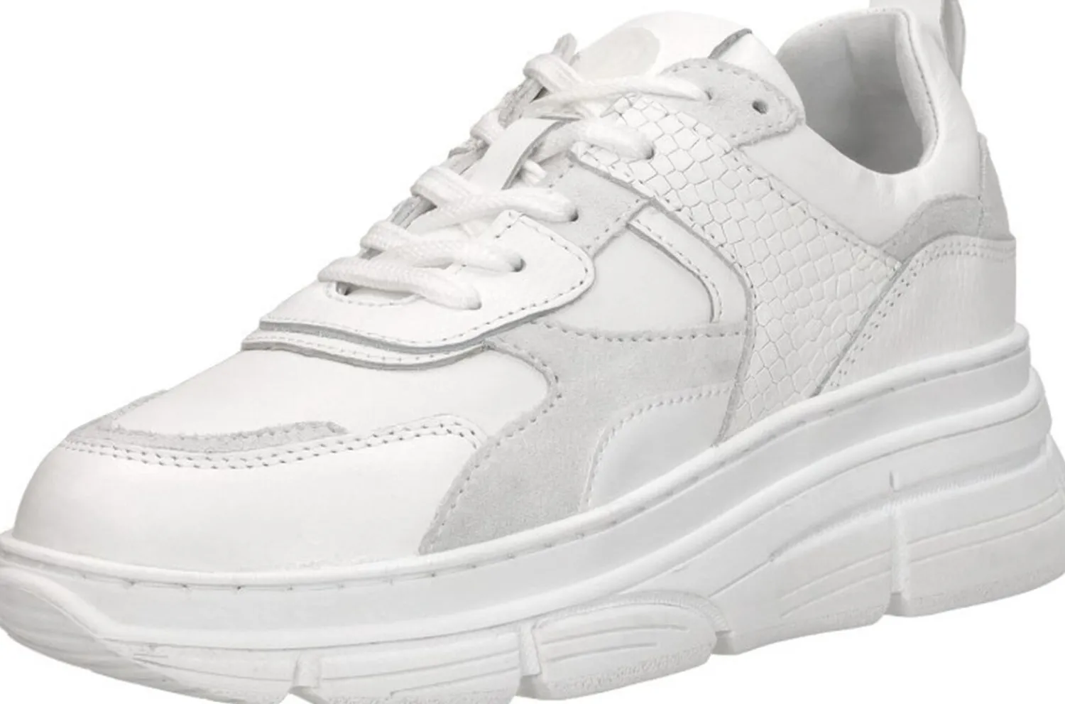 Sub55 Veterschoenen Laag Wit Discount