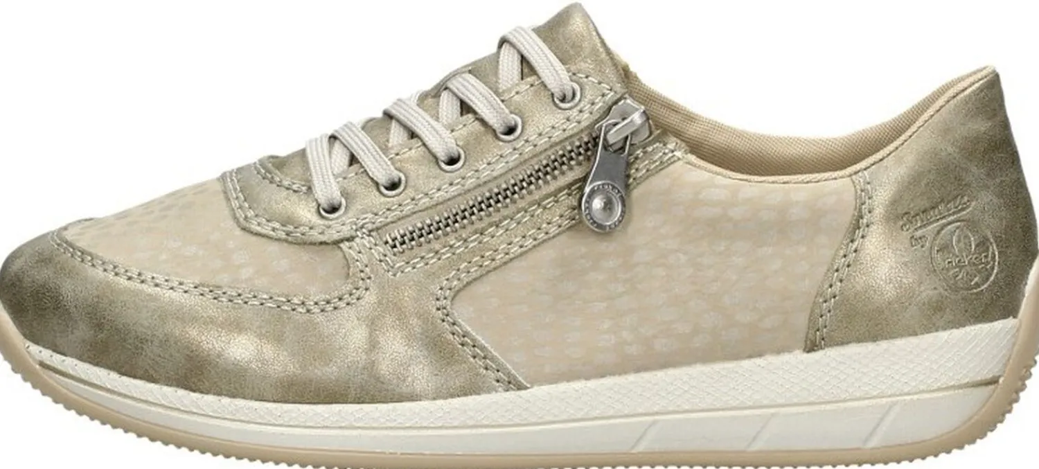 Rieker Veterschoenen Laag Beige Outlet
