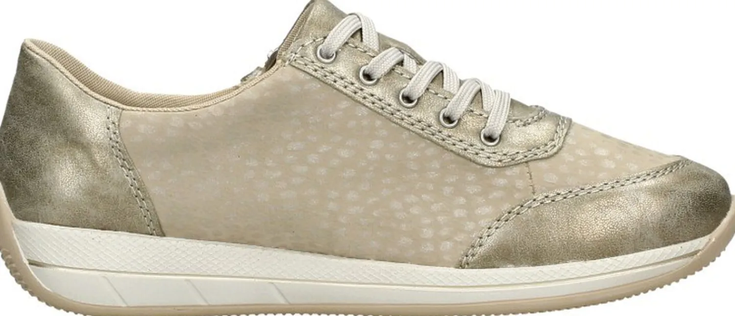 Rieker Veterschoenen Laag Beige Outlet