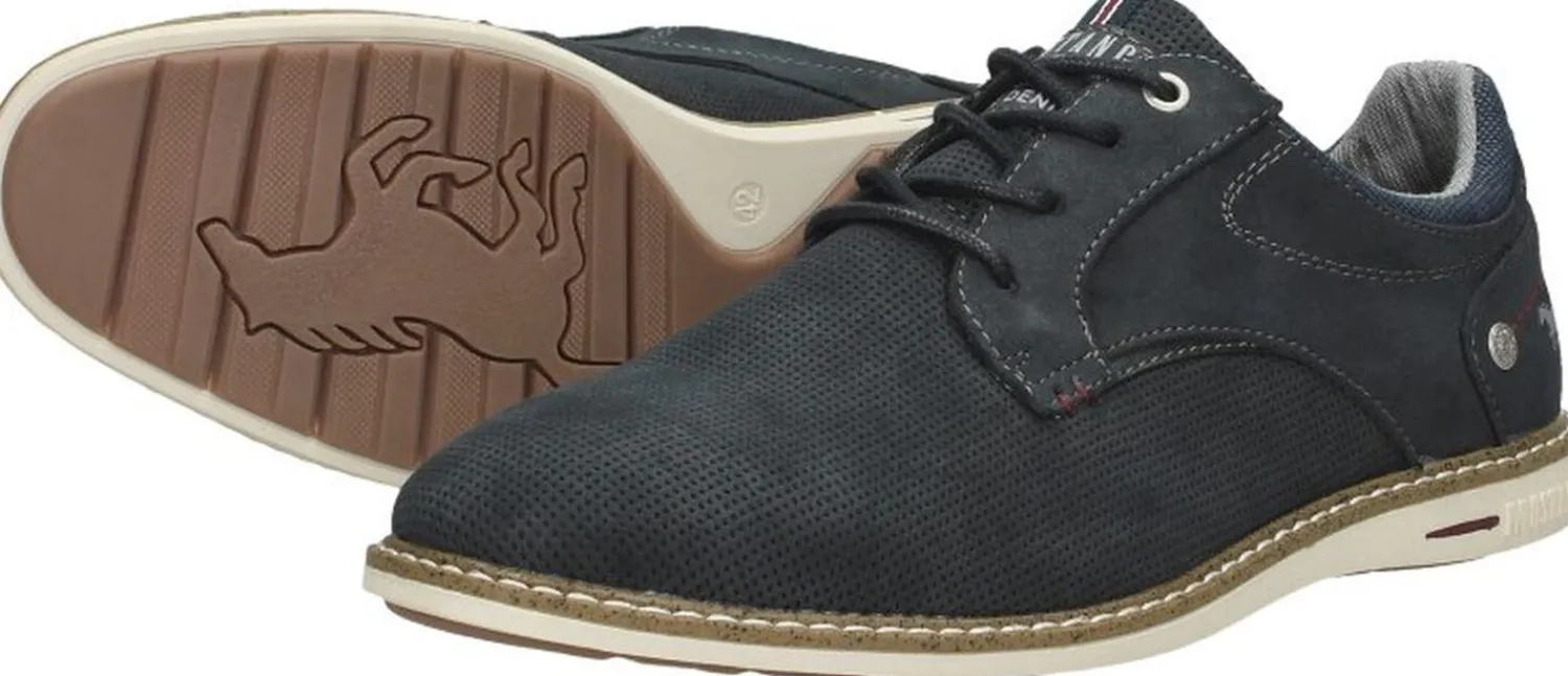 Mustang Veterschoenen Laag Blauw Hot