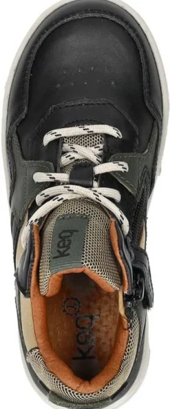 Keq Veterschoenen Laag Zwart Best