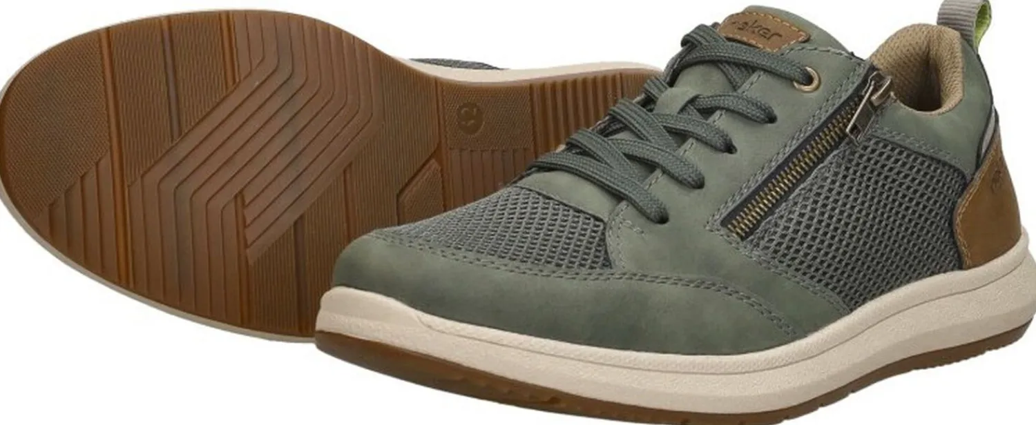 Rieker Veterschoenen laag Groen Best