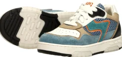 Keq Veterschoenen Laag Licht blauw Outlet