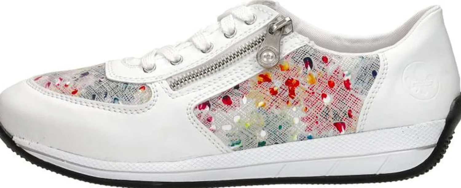 Rieker Veterschoenen Laag Wit Outlet