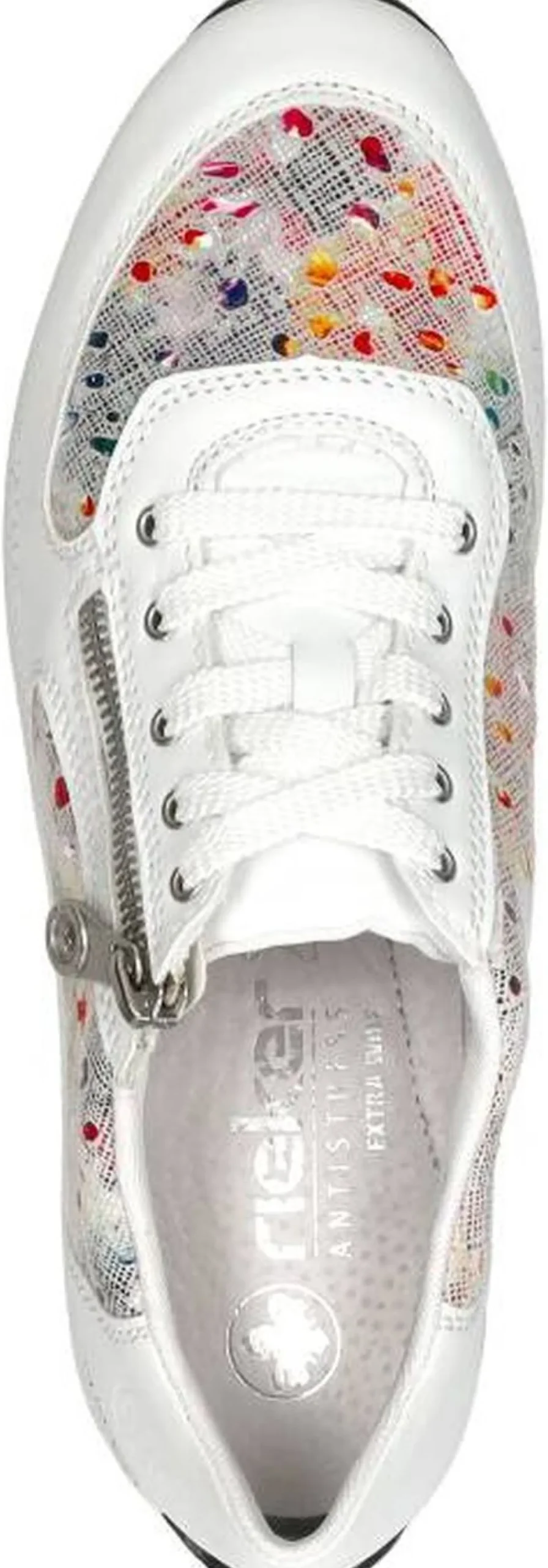 Rieker Veterschoenen Laag Wit Outlet