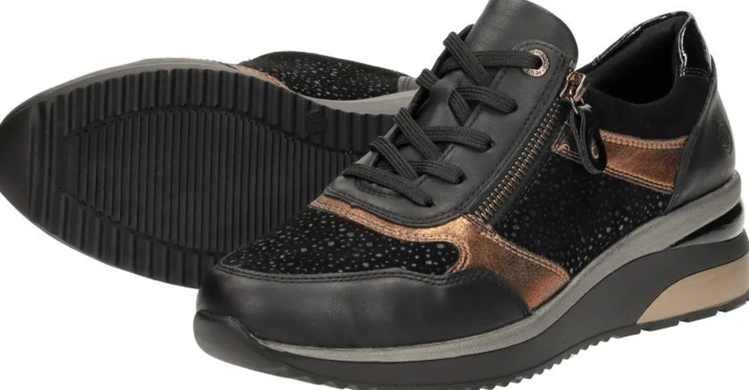 Remonte Veterschoenen Laag Zwart Clearance
