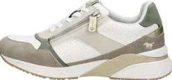 Mustang Veterschoenen Laag Beige Fashion