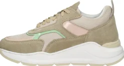 Sub55 Veterschoenen Laag Beige Clearance