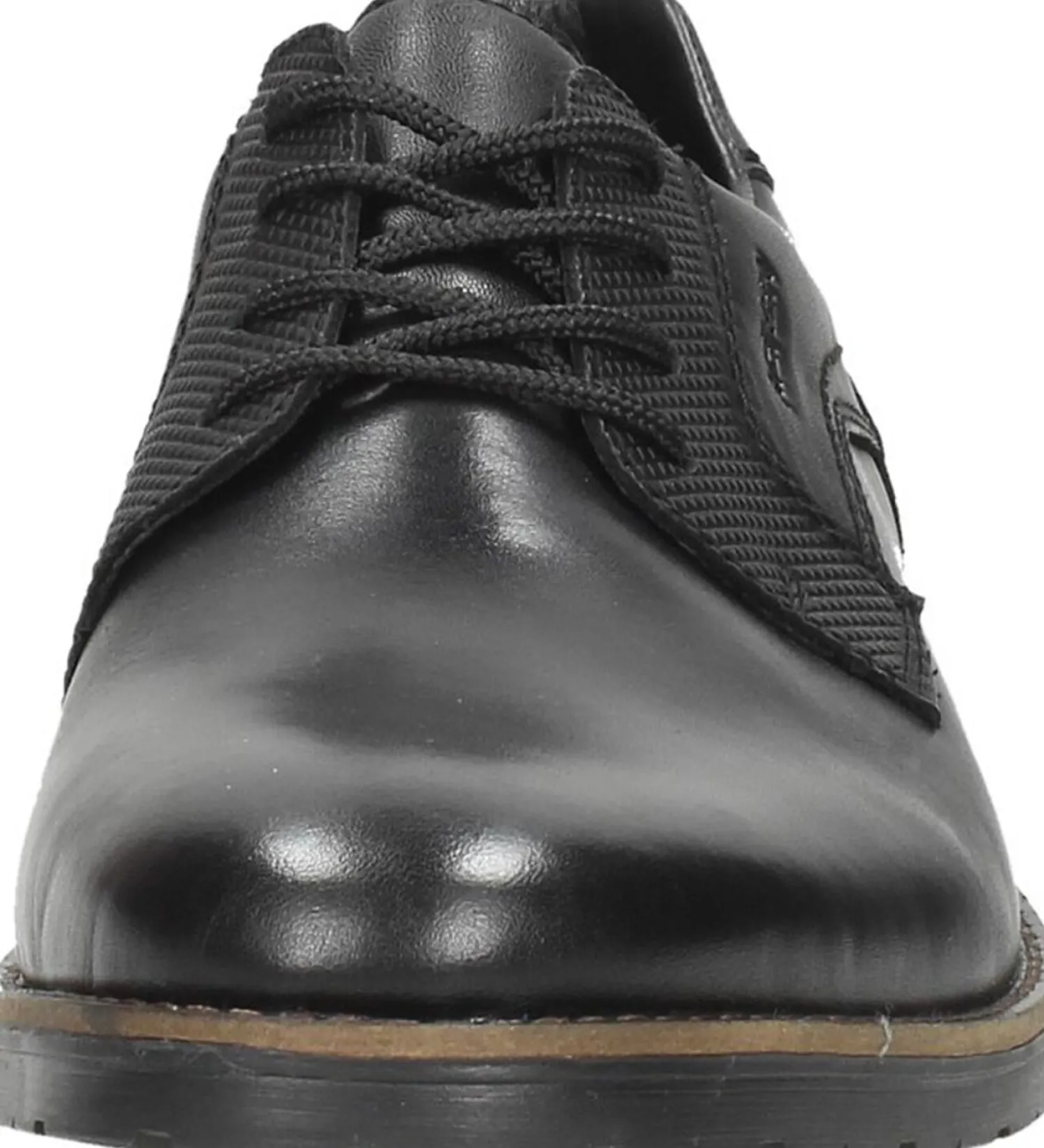 Rieker Veterschoenen Laag Zwart Fashion
