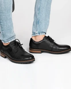 Rieker Veterschoenen Laag Zwart Fashion