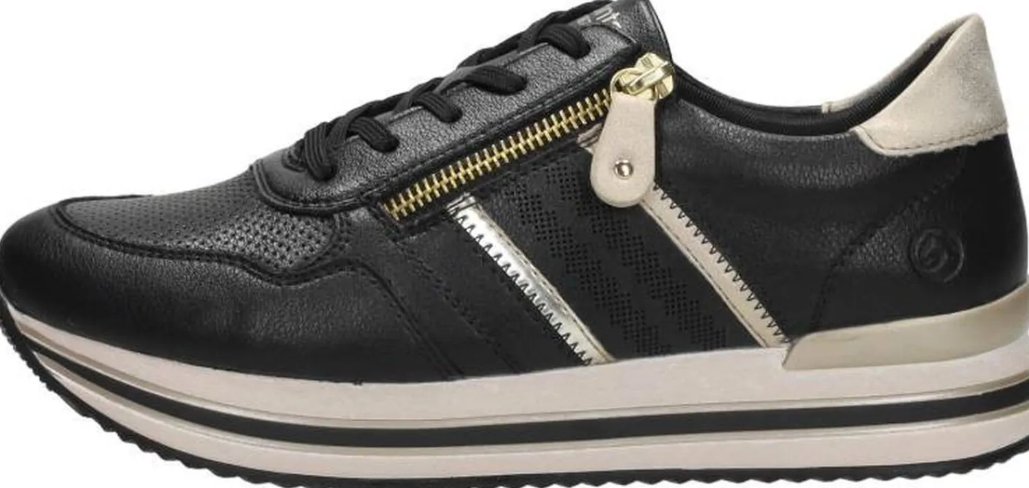 Remonte Veterschoenen Laag Zwart Outlet