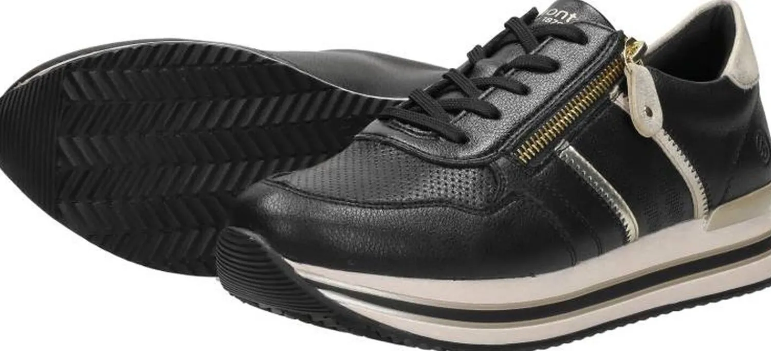 Remonte Veterschoenen Laag Zwart Outlet