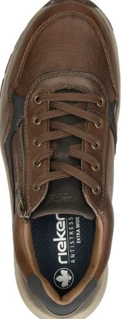 Rieker Veterschoenen Laag Donkerbruin Outlet