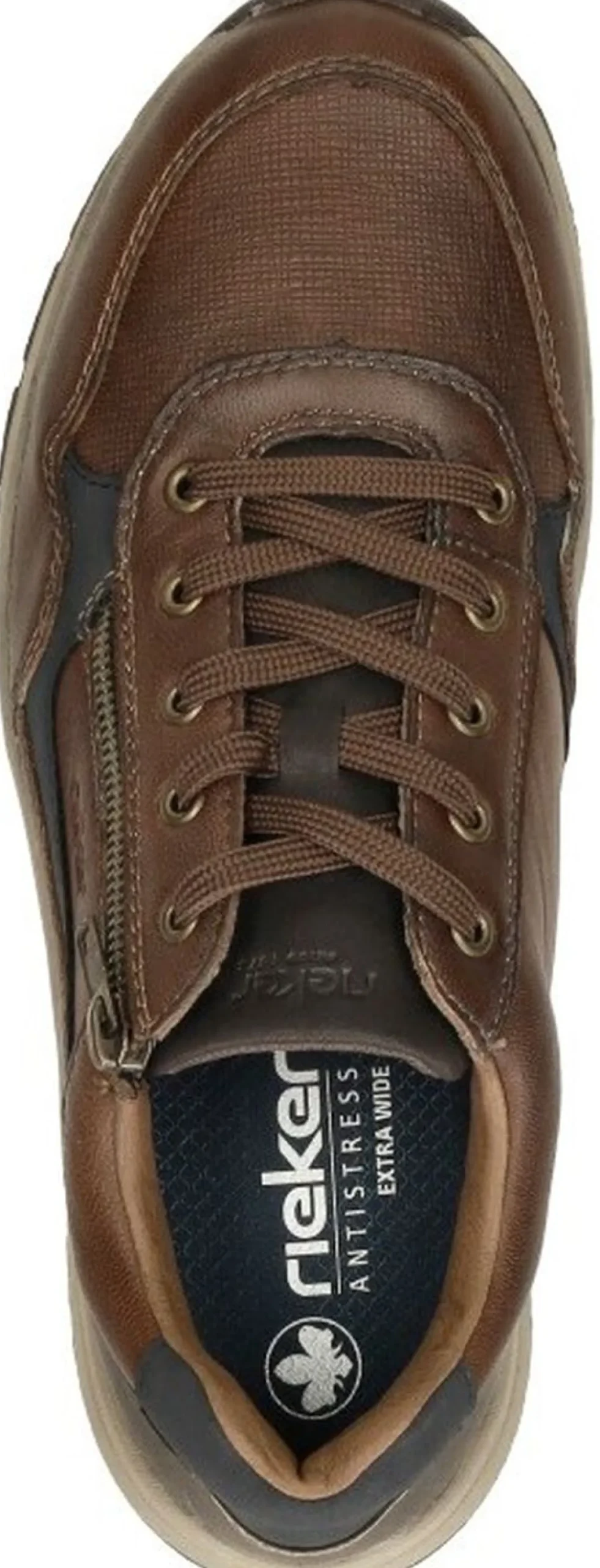 Rieker Veterschoenen Laag Donkerbruin Outlet