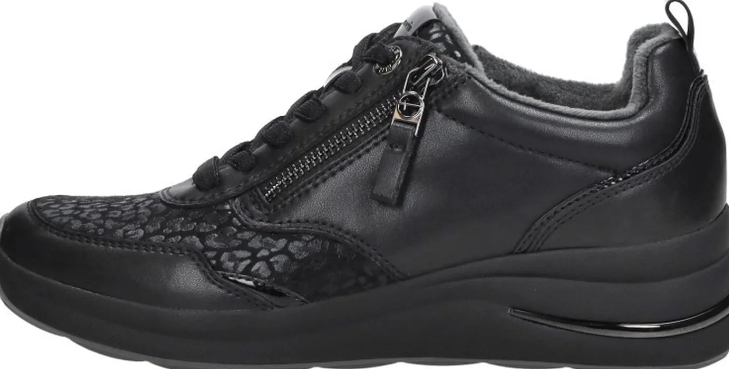 Tamaris Comfort Veterschoenen Laag Zwart Online