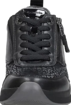 Tamaris Comfort Veterschoenen Laag Zwart Online