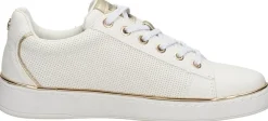 Mustang Veterschoenen Laag Wit Discount
