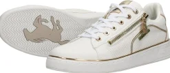 Mustang Veterschoenen Laag Wit Discount