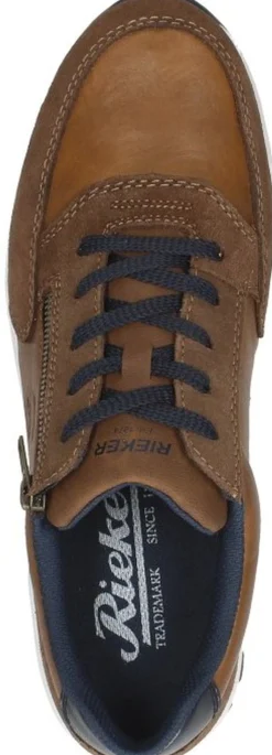 Rieker Veterschoenen Laag Cognac Sale