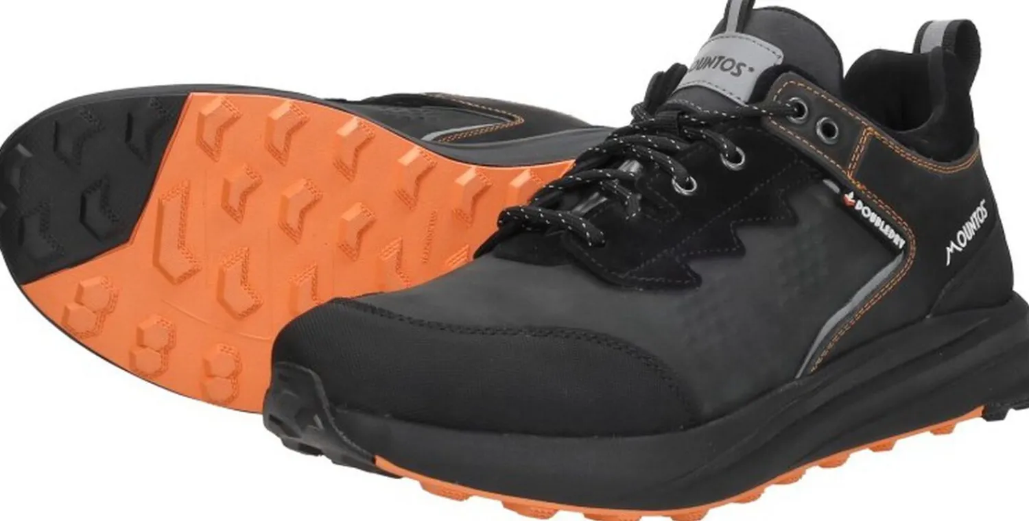 Mountos Veterschoenen Laag Zwart Sale