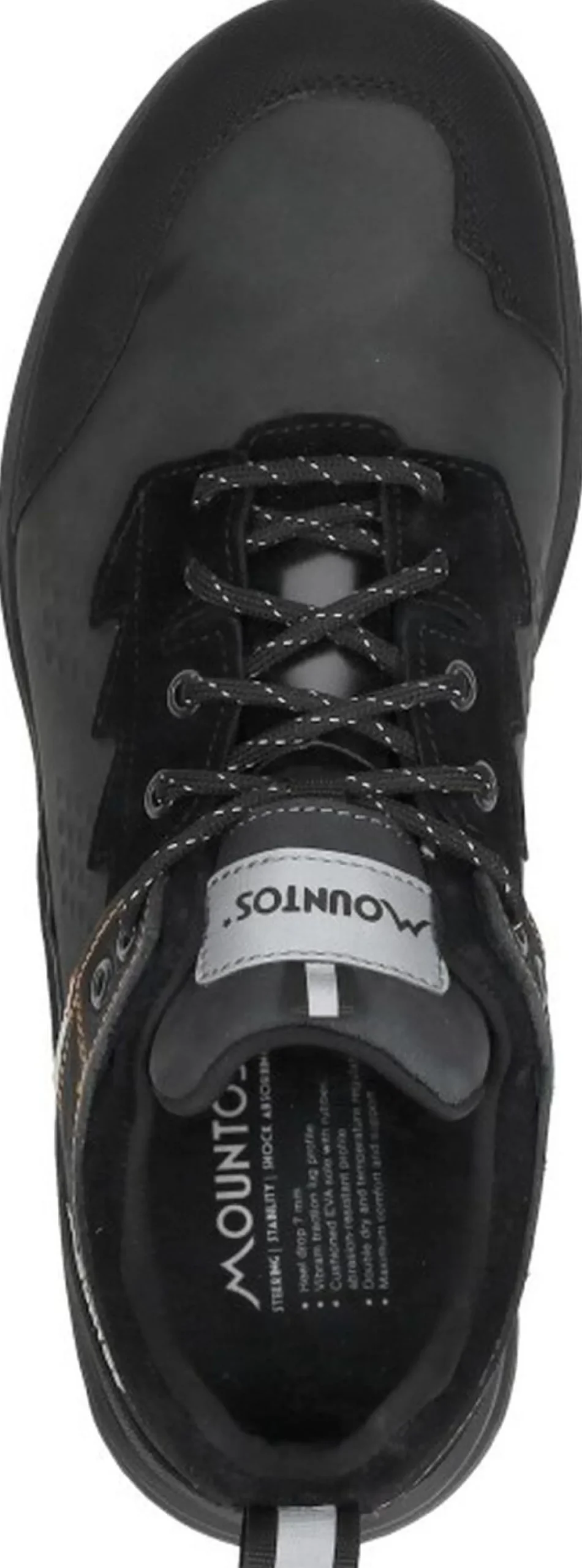 Mountos Veterschoenen Laag Zwart Sale