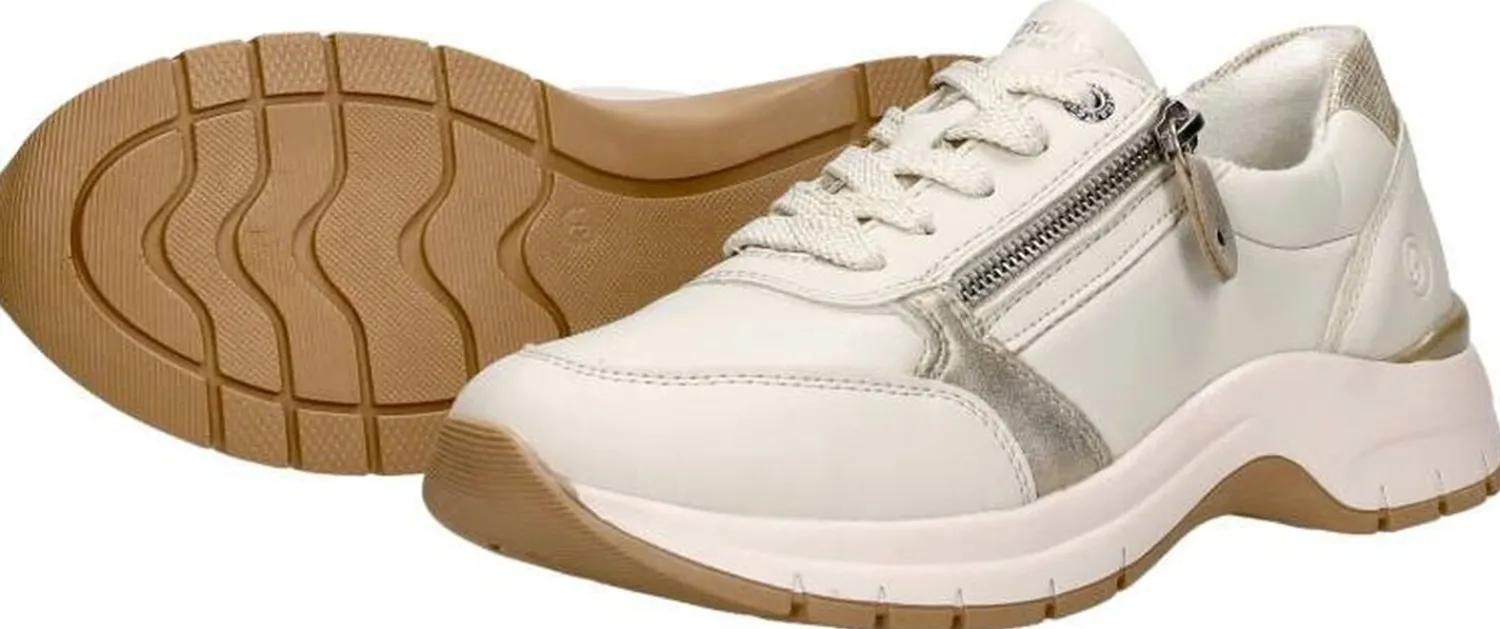 Remonte Veterschoenen Laag Gebroken wit Hot