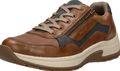 Rieker Veterschoenen Laag Cognac Clearance