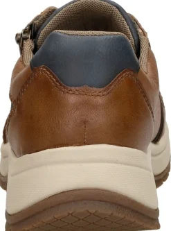 Rieker Veterschoenen Laag Cognac Clearance