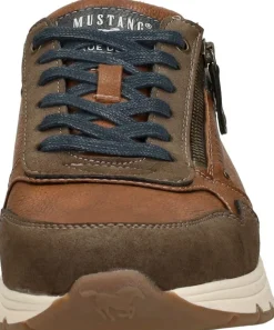 Mustang Veterschoenen Laag Cognac Clearance