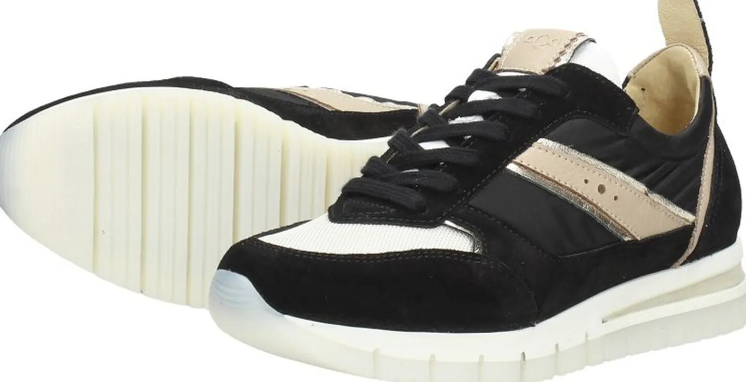 Aqa Veterschoenen Laag Zwart Hot