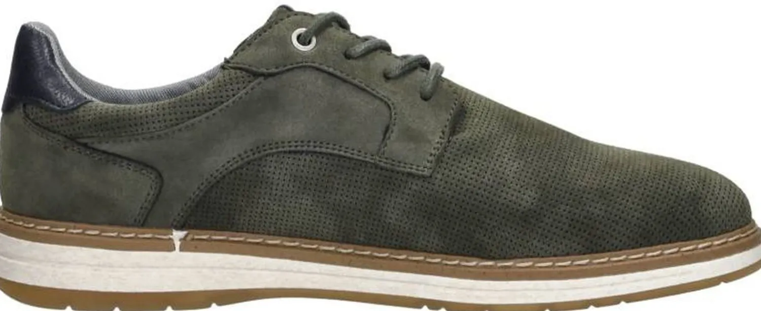Mustang Veterschoenen Laag Groen Clearance