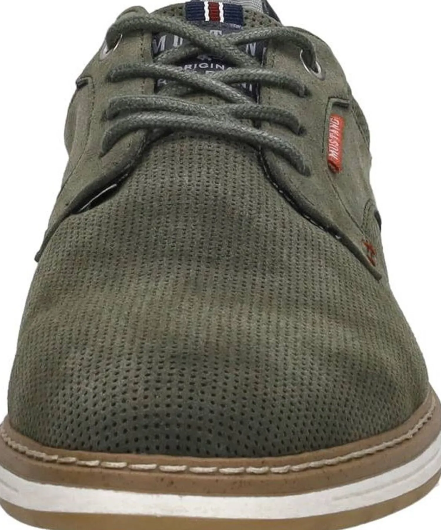 Mustang Veterschoenen Laag Groen Clearance