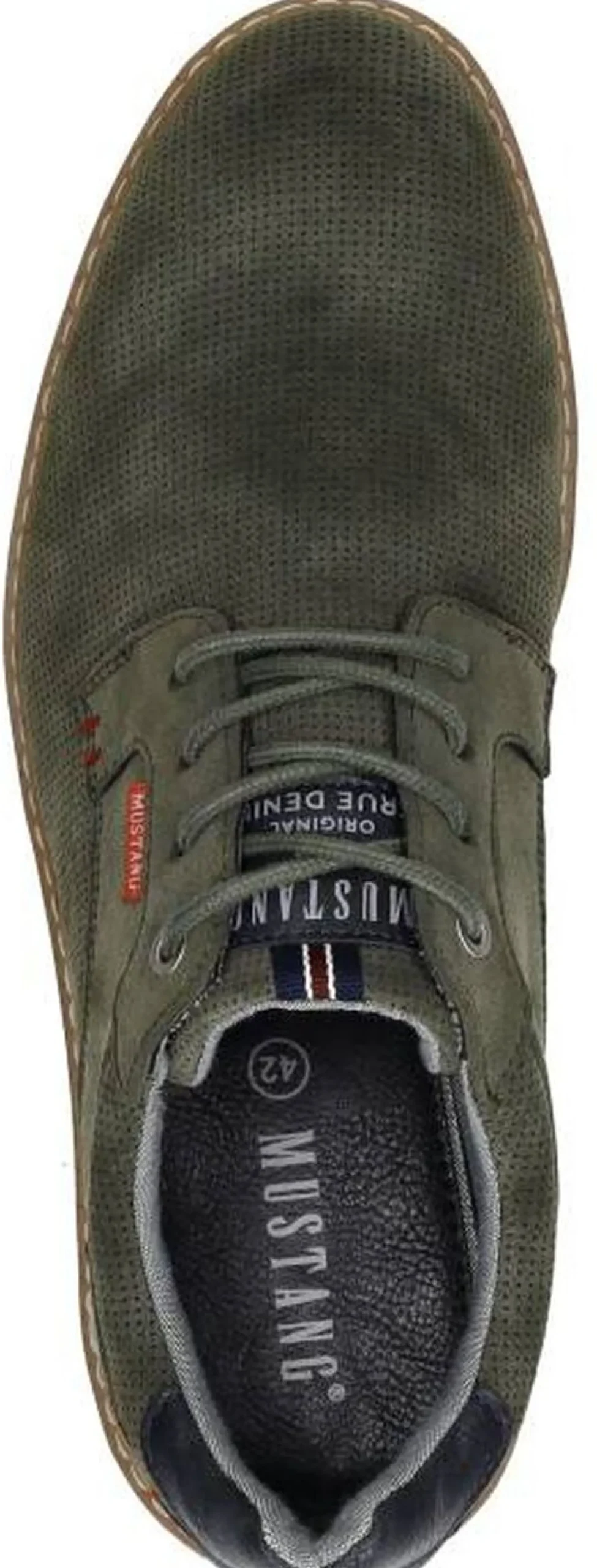 Mustang Veterschoenen Laag Groen Clearance