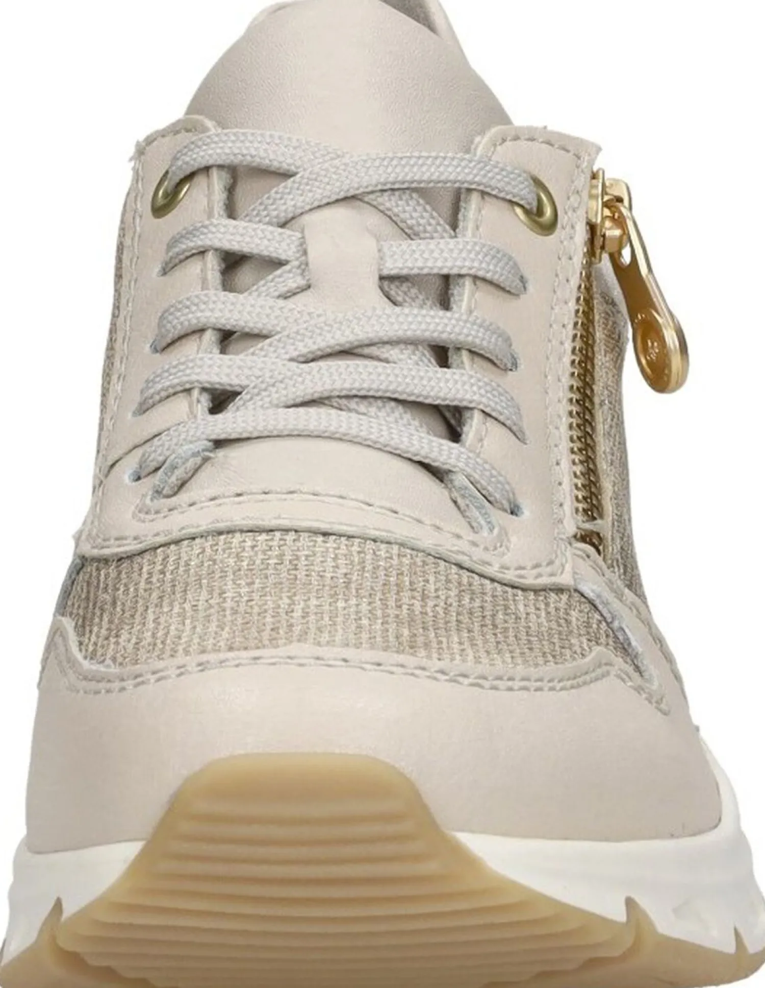 Rieker Veterschoenen Laag Beige Fashion